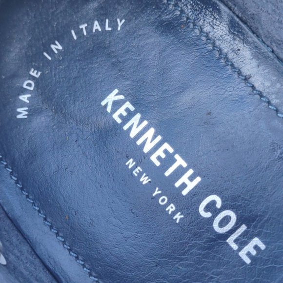 Kenneth Cole Luxury Perforated Leather Loafers.